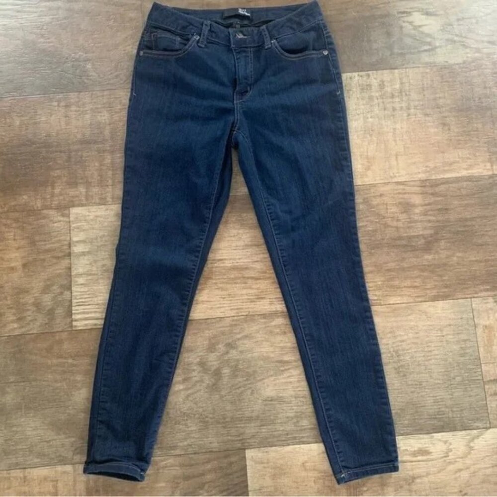 1822 denim dark wash stretch skinny